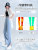 Tencel Soft Jeans Women's Pants Summer Thin 2021 New Loose Straight High Waist Summer Ice Silk Wide-Leg Pants