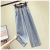 High Waist Korean Style Elastic Waist plus Size Women's Jeans Women's 2021 Summer Loose Slimming and All-Matching Wide Leg Mop Pants