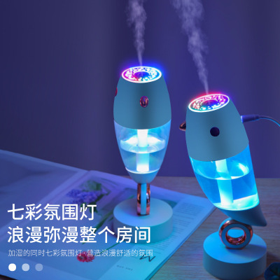 Humidifier Small Desktop Office Mini USB Purifying Air Home Silent Bedroom Bedside Moisturizing