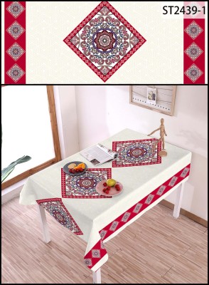 PVC Tablecloth Oil-Proof and Antifouling Tablecloth Yarn Fabric Tablecloth Ethnic Style