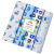 Soft Fly New Newborn Baby Supplies Cotton Bed Sheet Single Layer Printing 4 Pieces PVC Pack 76 * 76cm
