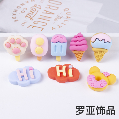 New Resin Accessories Simulation Ice Cream Cone