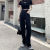 Black High Waist Jeans for Women Loose-Fitting Wide-Leg Slim-Fit Summer Thin 2021 New Straight Mop Trousers Tide