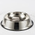Stainless Steel Dog Bowl Pet Bowl Multi-Purpose Drop-Resistant Pet Basin Dogs and Cats round Food Bowl Pet Food Basin Dog Feeder Food Bowl Supplies