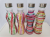 Factory Direct Sales Glass Water Bottle Glass Hand-Painted Water Bottle Twill, Horizontal Pattern, Glossy