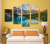 Photo Frame Five-Piece Cloth Painting Nordic Oil Painting Entrance Painting Corridor and Aisle Mural Sofa and Bedside Painting Hanging Painting