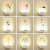 Wall Lamp Simple Led Modern Bedroom Bedside Lamp American Creative Living Room Wall Lamp Stairs Balcony Aisle Lamps