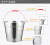 Stainless Steel Bucket Non-Magnetic Thickened Household Kitchen Oil Extraction Barrel round Barrel Ice Bucket Oblique Bucket Hotel Supplies