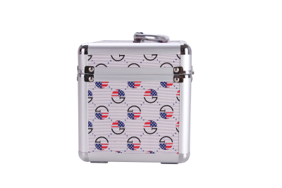 Factory Customized Colorful Cosmetic Case Makeup Case with Lock Aluminum Case