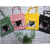 Canvas Reticule Student Book Carrying Cloth Bag  Large Capacity Folding Environmental Protection Convenient Shopping Bag