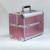 Aidihua 2021 FashionWaterCube Beauty Nail for Tattoo Embroidery Storage Makeup Aluminum Case Double Layer Large Capacity