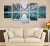 Wulian Cloth Painting Photo Frame Factory Direct Sales Oil Painting Bedroom Living Room Decorative Painting Mural Architectural Landscape Frameless Painting