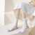 White Socks for Women Cute Japanese Style JK Socks Lolita Lace Socks Ins Trendy Summer Tube Socks Women's Summer Thin