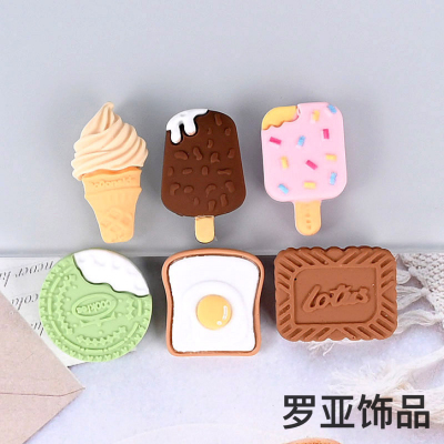 Japanese Cartoon Simulation Candy Toy Ice Cream Biscuit Accessories