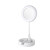 Storage Box with Light Small round Mirror Cold and Warm Light Touch Switch Fill Light Mirror Two-in-One Rotating Flip