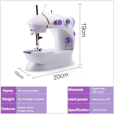 Mini Domestic Electric Sewing Machine Miniature Automatic Sewing Machine Factory Direct Supply in Stock OEM Myanmar Small Household Appliances