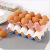 Stackable 15-Grid Egg Storage Box Storage Box Duck Egg Protection Tray Refrigerator Crisper Shatterproof Egg Box