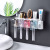 Multi-Functional Toothbrush Rack Tooth Glass Suit Punch-Free Cup Rack Toothpaste Storage Box Cup Rack Washing Cup