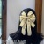 New Chanel-Style Pearl Long Tail Multilayer Bow Hair Accessories Female Elegant Fairy Back Head Spring Clip Top Clip