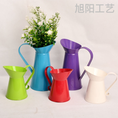 Factory Multiple Sizes Complete Creative Home Decorative Paint Iron Vase Flower Pot Quality Assurance