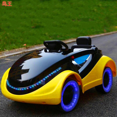 New Four-Wheel Space Vehicle Double Drive Remote Control Swing Children Toy Car Baby Carriage Children's Electric Car