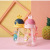 2021 New Lanyard Water Bottle Children's Cute Cartoon Crown Cup with Straw Portable Outdoor Cup Bite No-Spill Cup