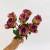 7-Head Coffee Rose Artificial Flower Fake Flower Artificial Flowers Home Dining Table Wedding Decoration Flower