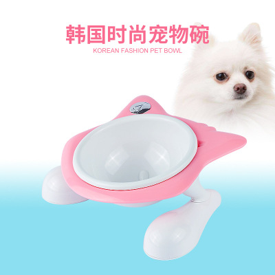 Pet Neck Protection Dog Bowl Height Increasing Tilt Bowl Set Small Pet Drinking Bowl Padfoot Bowl