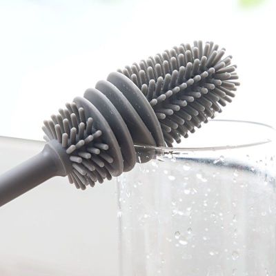 Long Handle Gap Bristle Baby Bottle Brush Cup Washing Artifact No Dead Angle Cleaning Brush Water Cup Heat Preservation Cup Brush