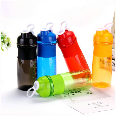 Protein Powder Shake Cup New Promotion Transparent Shake Cup Plastic Cup with Cover Customizable Logo