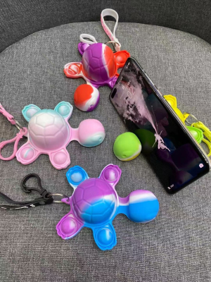 Mouse Killer Pioneer Decompression Turtle Mobile Phone Holder Decompression Bubble Silicone Toy