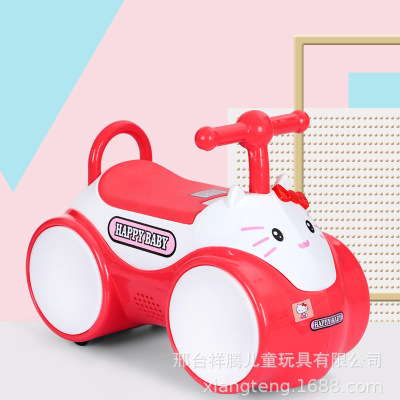 Light-Emitting Toy Children's Sliding Walker Scooter Baby Toy Car Swing Car Luge Stroller Balance Car