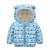 Children's down and Wadded Jacket 2021 New Children down Cotton-Padded Clothes Cartoon Baby Ears Short Jacket