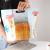 450G Toast Bread Bag Zipper Packing Bag Portable Transparent Window Self-Sealing Baking Dessert Bag 1500 Pcs/Box