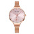 Korean Style Creative Yolako Thin Mesh Strap Fashion Women's Watches Simple Rose Gold and Silver Color Small Dial All-Match Watch