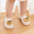 Cotton Pursuing a Dream Rubber Sole Ankle Sock Soft and Comfortable Baby Toddler Not Tired Feet Non-Slip Soft Sole