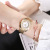 Korean Style Elegant Alloy Steel Belt Casual Women's Quartz Watch Creative Quicksand Ball Diamond All-Match Women's Watch