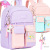 Primary School Color Matching Girls' Schoolbags Primary School Girls Grade 1, 2, 3, 4, 5, 6 Girls Ultralight Children Backpack