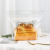 450G Toast Bread Bag Zipper Packing Bag Portable Transparent Window Self-Sealing Baking Dessert Bag 1500 Pcs/Box