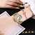 Foreign Trade Hot Sale Creative Fashion Quicksand Diamond Quartz Watch Personality Digital Dial Versatile Fashion Women's Watch