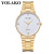 Foreign Trade Hot Sale Yolako Brand Alloy Steel Belt Watch Simple Ultra-Thin Diamond Dial Casual Quartz Watch