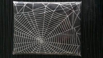 Jiaguan PE Tablecloth Spider Web Pattern Ghost Festival Tablecloth Support Customization as Request Factory Direct Sales