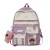 Schoolbag Female Korean Harajuku Ulzzang High School and College Student Junior High School Student Contrast Color Ins Cute Large Capacity Backpack