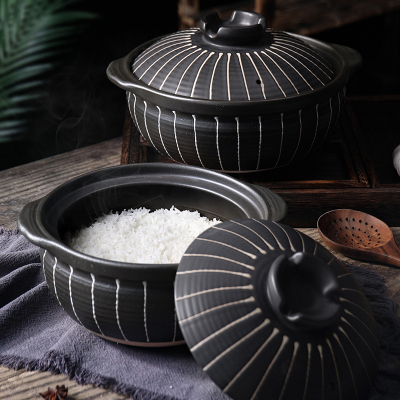 Ceramic Pot King Japanese and Casserole for Making Soup Ceramic Clay Casserole Stew Pot Claypot Rice Cooking Casserole Clay Pot