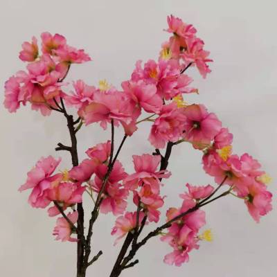 New High Quality 64cm Artificial Cherry Blossom Artificial Flower Home Living Room Decoration Flowers