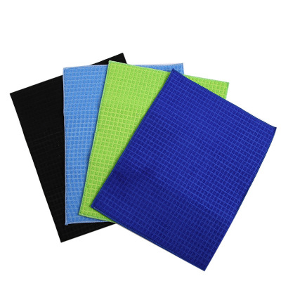 Daily Small Plaid Hydrophilic Pad Oil-Proof Microfiber Drying Pad Multi-Color Optional Factory Direct Sales Small Wholesale