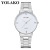 Foreign Trade Hot Sale Yolako Brand Alloy Steel Belt Watch Simple Ultra-Thin Diamond Dial Casual Quartz Watch