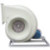 F4-72 Belt C- Type Fiberglass Centrifugal Fan 380V Industrial Ventilation Anti-Corrosion Acid and Alkali Resistant Chemical Explosion-Proof Dust Removal