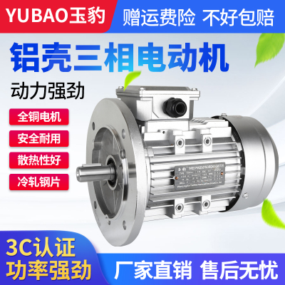 Ys Aluminum Case Motor 0.37/0.55/0.75/1.1/1.5/2.2KW Three-Phase Asynchronous Motor 380V Copper