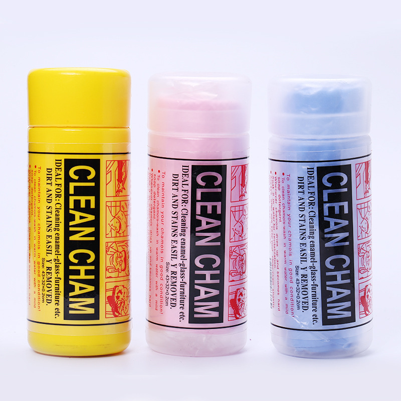 抖音小桶鹿皮巾清洁布 家居吸水不易沾油清洁用品地摊货源批发